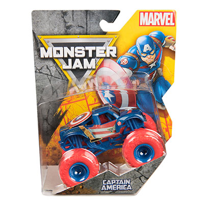 Monster Jam 1:64 Marvel Single Pack Assorted